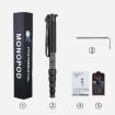 BEXIN MAS325 Portable DSLR Camera Monopod Holder - Aluminum Alloy, Black - 9