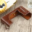 FUJIFILM XE4 PU Leather Camera Half Case Base, 1/4" Thread, Coffee - 3