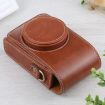 Brown PU Leather Camera Case for Ricoh GR III/GRII & Sony ZV-1/RX100 Series - 3