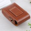 Brown PU Leather Camera Case for Ricoh GR III/GRII & Sony ZV-1/RX100 Series - 4