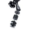 11" Adjustable Friction Magic Arm + Large Claw Clips & Phone Clamp (Black) - 3