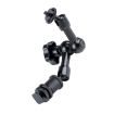7" Adjustable Magic Arm & Large Claw Clips with Phone Clamp (Black) - 3