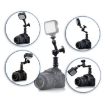 7" Adjustable Magic Arm & Large Claw Clips with Phone Clamp (Black) - 6