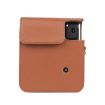 FUJIFILM instax mini 40 Brown Retro Leather Camera Case with Strap - 3