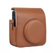 FUJIFILM instax mini 40 Brown Retro Leather Camera Case with Strap - 4