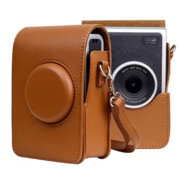 Vertical Full Body PU Leather Case with Strap for FUJIFILM instax mini Evo - 1