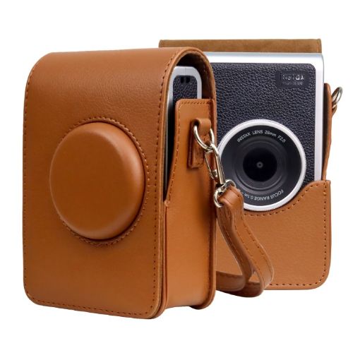 Vertical Full Body PU Leather Case with Strap for FUJIFILM instax mini Evo - 1