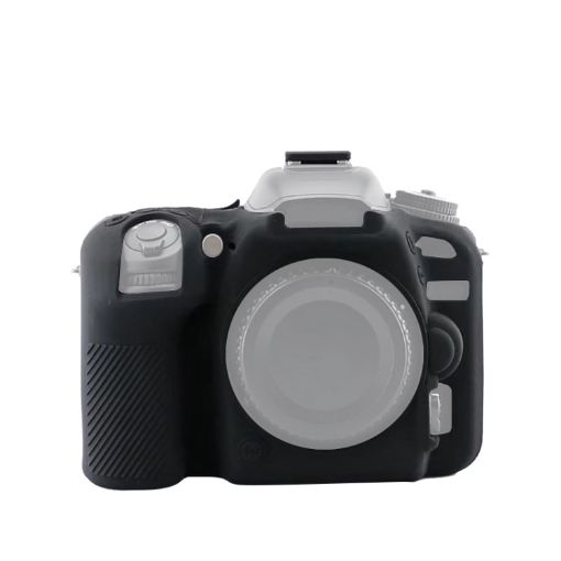 Nikon D7500 Soft Silicone Protective Case - Black - 1