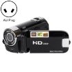 HD 16MP Home Travel DV Camera, 16X Zoom, AU Plug, Black - 1