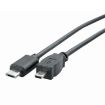 5 PCS 30cm Micro USB to Mini 8 Pin OTG Cable for Nikon (Black) - 5