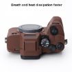 Sony A7 IV Soft Silicone Protective Case - Coffee Color - 6