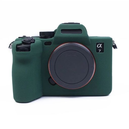 Sony A7 IV Soft Silicone Protective Case - Green - 1
