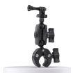 360 Rotation Adjustable Action Camera Holder for Bike/Motorcycle - Black - 1