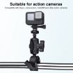 360 Rotation Adjustable Action Camera Holder for Bike/Motorcycle - Black - 5