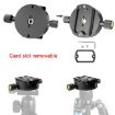 BEXIN QJ08-S Panoramic Rotary Quick Release Clamp Base Tripod Mount - 4