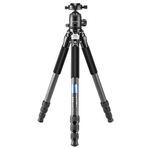 BEXIN RC294 Carbon Fiber Tripod with K44 Panoramic Ball Head - 1