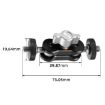 BEXIN TM-2 Multi-function Magic Arm Ball Mount Clamp Clip - 2