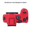 Canon EOS R7 Red Soft Silicone Protective Case - Durable Camera Cover - 5