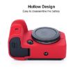 Canon EOS R7 Red Soft Silicone Protective Case - Durable Camera Cover - 6