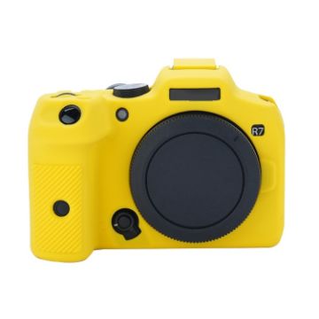 Canon EOS R7 Yellow Soft Silicone Protective Case - 1
