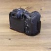 Canon EOS R7 PU Leather Camera Half Case Base, 1/4" Thread, Coffee - 6