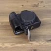 Canon EOS R7 PU Leather Camera Half Case Base, 1/4" Thread, Brown - 4