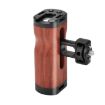 YELANGU LW-B01-2 Wooden Handle Handgrip with Cold Shoe for Camera Cage - 3