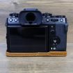 FUJIFILM X-T5 PU Leather Camera Half Case Base Brown 1/4" Thread - 3