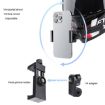 Foldable Action Camera Phone Helmet Mount Kit with J-Hook & Clamp (Black) - 7