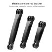 3 in 1 Aluminum Extension Arm Grip for GoPro, Insta360, DJI Cameras - 3
