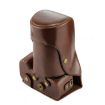 Nikon D7200/D7100/D7000 Camera Case Bag PU Leather (Coffee) 18-200/140mm - 5