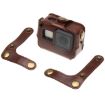 GoPro HERO7/6/5 PU Leather Case with Neck Strap & Buttons - Brown - 2