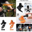 Sunnylife Action Camera 360 Strap Mount Bike Tube Clip Holder Orange - 3