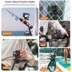 Sunnylife Action Camera 360 Strap Mount Bike Tube Clip Holder Orange - 5
