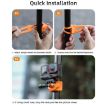 Sunnylife Action Camera 360 Strap Mount Bike Tube Clip Holder Orange - 7