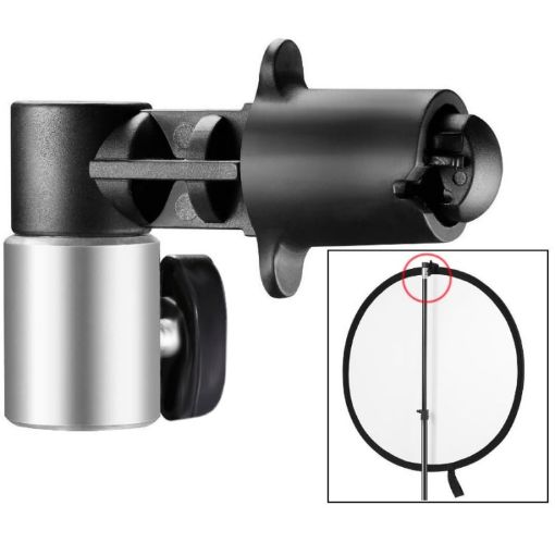 Photography Studio Reflector Holder Clip for Light Stand - Photo Video - 1