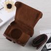 Canon G16 Full Body Camera PU Leather Case Bag with Strap - Coffee - 6