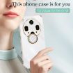 OPPO Find X8 Ultra Mint Green 6D Electroplate TPU Case with Ring Holder - 2