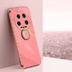 Xiaomi 14 Ultra 5G XINLI 6D Electroplate TPU Case with Ring Holder Red - 1
