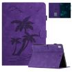 Coconut Tree Embossed Leather Case for iPad 10.2/10.5 (Purple) - 1