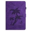 Coconut Tree Embossed Leather Case for iPad 10.2/10.5 (Purple) - 2