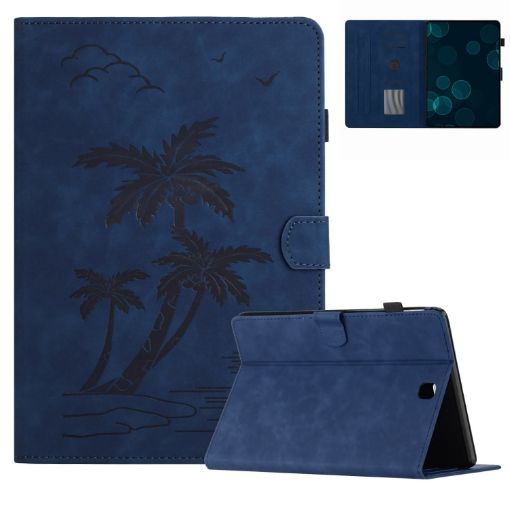 Samsung Galaxy Tab A 9.7 T550/T555C Coconut Tree Leather Case Blue - 1