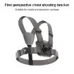360 Phone Clamp Adjustable Body Mount Belt Chest Strap, 6 in 1 (Grey) - 2