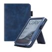 Pocketbook PB616 Calfskin Leather Smart Tablet Case - Blue - 1