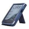 Pocketbook PB616 Calfskin Leather Smart Tablet Case - Blue - 3