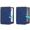 Pocketbook InkPad 4/Color2/3 Retro Leather Tablet Case - Dark Blue - 4