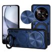 ZTE nubia Focus/Blade A75 5G Blue CD Texture Camshield Case with Holder - 1