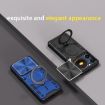 ZTE nubia Music CD Texture Sliding Camshield Magnetic Holder Case Purple - 3