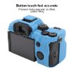 Sony ILCE7RM5/A7R5 Blue Litchi Texture Silicone Protective Case - 6