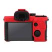 Sony ILCE7RM5/A7R5 Red Litchi Texture Silicone Protective Case - 3